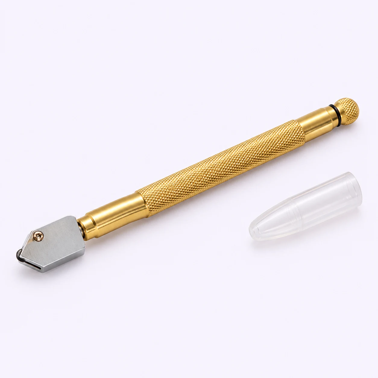 Pencil-grip glass cutter